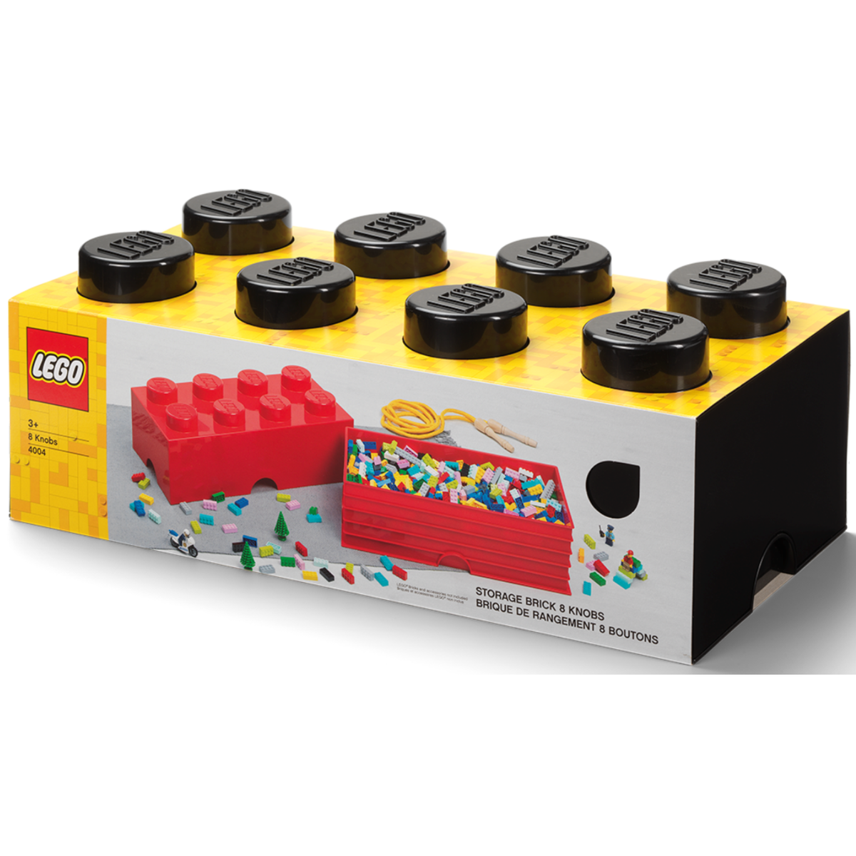 LEGO® Storage Brick 8 - Black