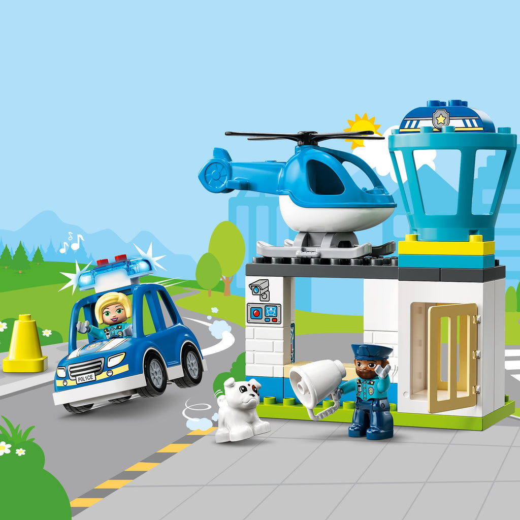 LEGO® DUPLO® Rescue Police Station & Helicopter