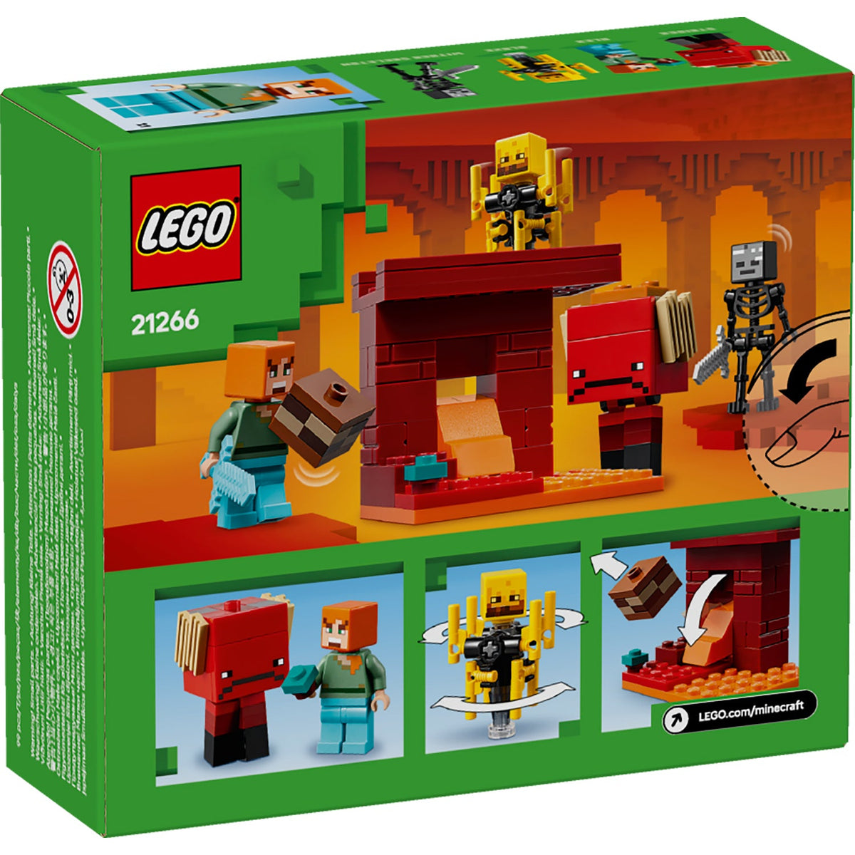 LEGO® Minecraft® The Nether Lava Battle
