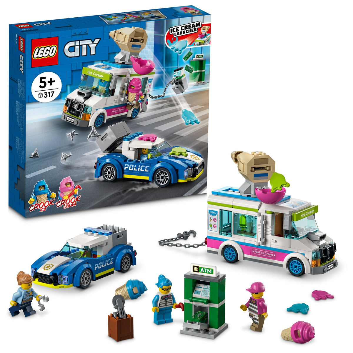 LEGO® City Cream Truck Police Chase