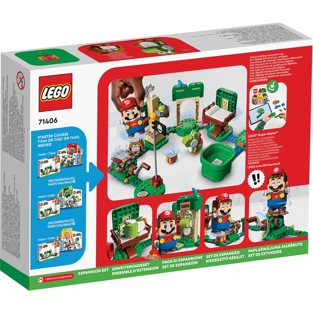 LEGO® Super Mario™ Yoshi’s Gift House Expansion Set