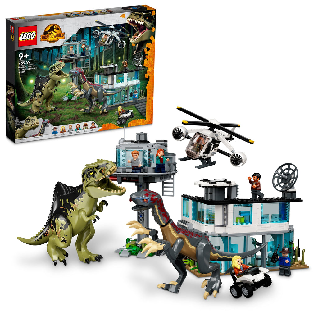 LEGO® Jurassic World Giganotosaurus and Therizinosaurus Attack