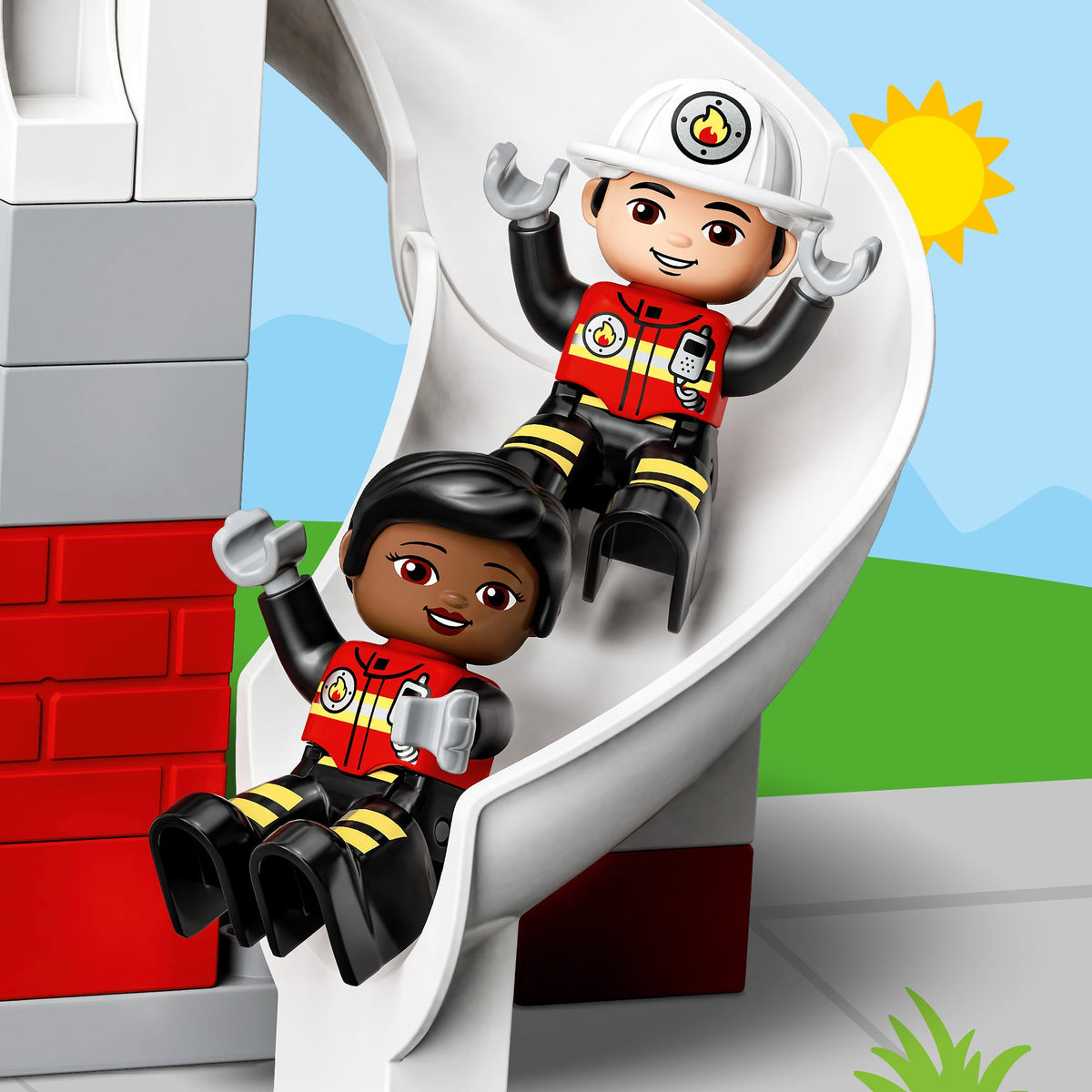 LEGO® DUPLO® Rescue Fire Station & Helicopter