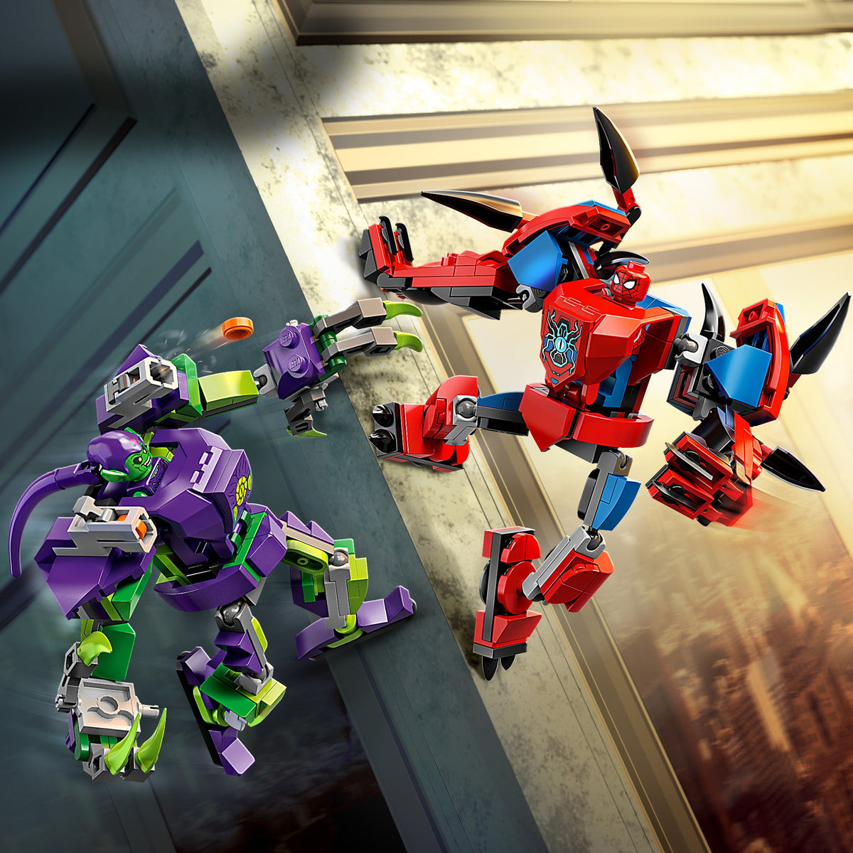 LEGO® Marvel Spider-Man & Green Goblin Mech Battle