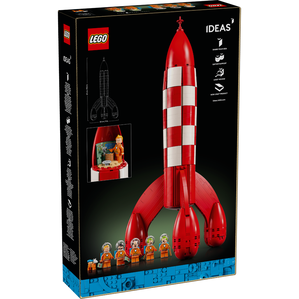 LEGO® Ideas Tintin® Moon Rocket