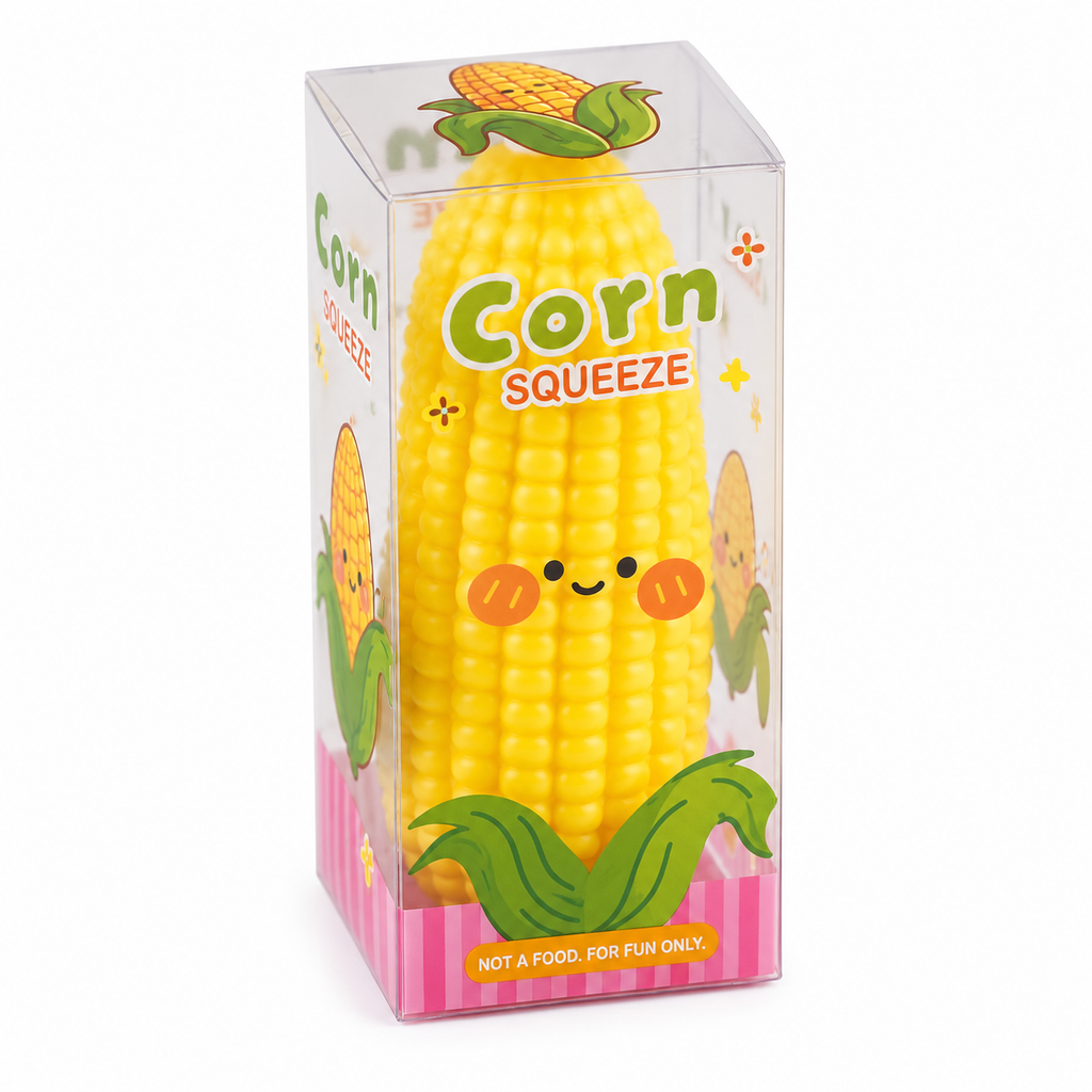 Crunchy Corn Squishy 4 Inch ASMR Squishy Sensory Toy