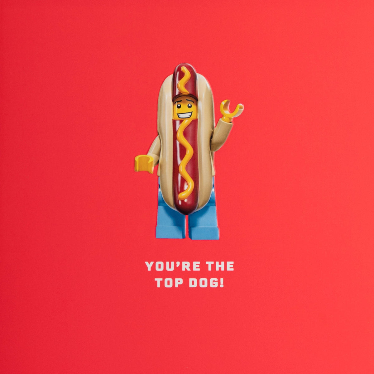 Greeting Card - You're the Top Dog