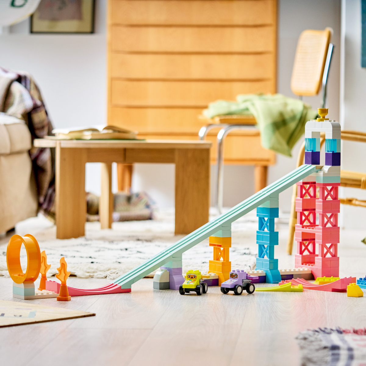 LEGO® DUPLO® Town 3 in 1 Creative Ramps with Vehicles
