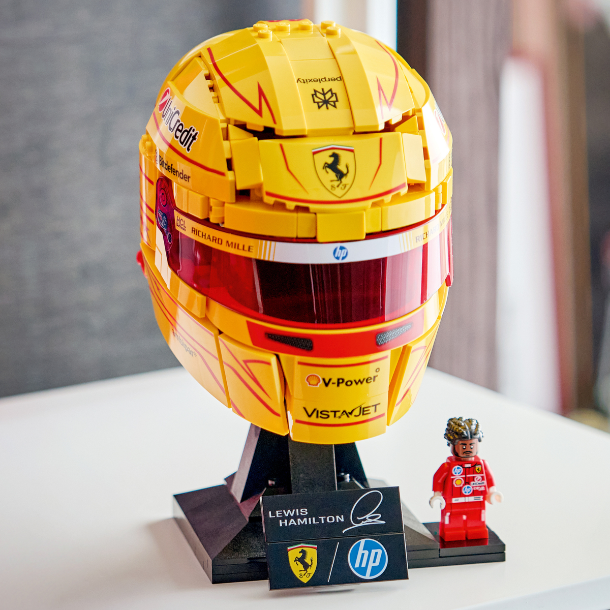 LEGO® Editions Scuderia Ferrari HP Lewis Hamilton Helmet