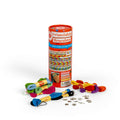 Buttonbag Friendship Bracelet Kit - 12 Threads & Metal Charms for Kids