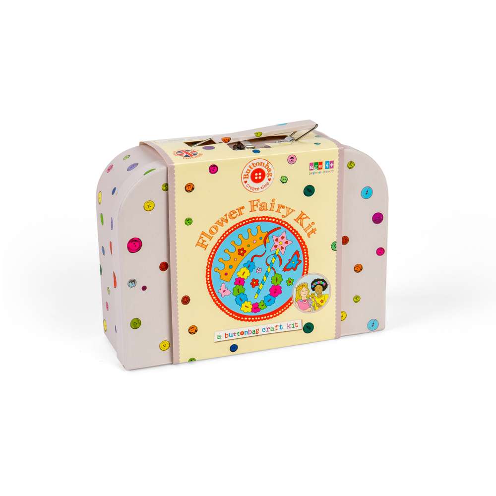 Buttonbag Flower Fairy Craft Kit for Kids 4+ | No Sewing Needed