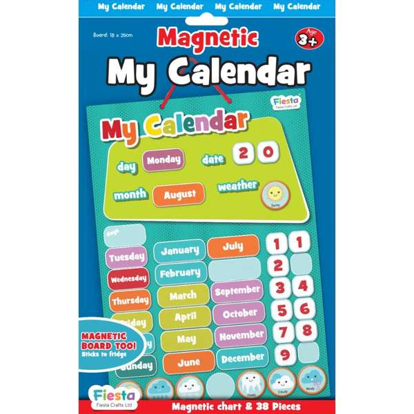 Magnetic My Calendar Blue - Small