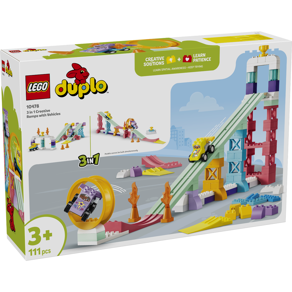LEGO® DUPLO® Town 3 in 1 Creative Ramps with Vehicles