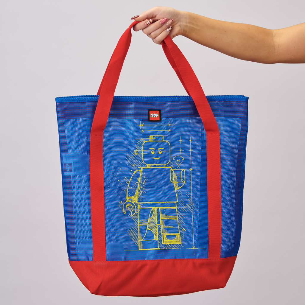 LEGO® Large Mesh Tote - Minifigure