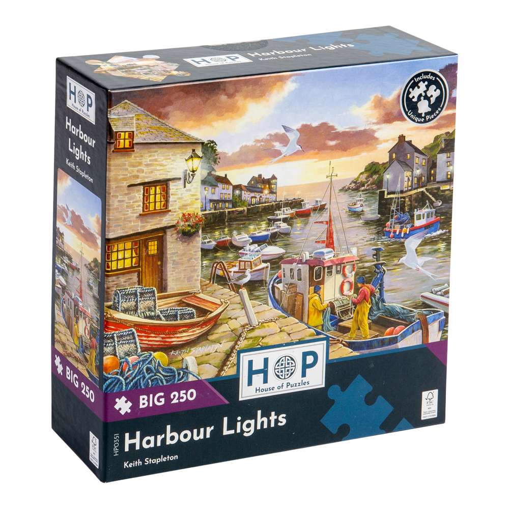 Harbour Lights - BIG 250 Piece Jigsaw Puzzle