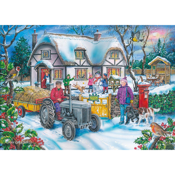 Holly Cottage - 1000 Piece Jigsaw Puzzle