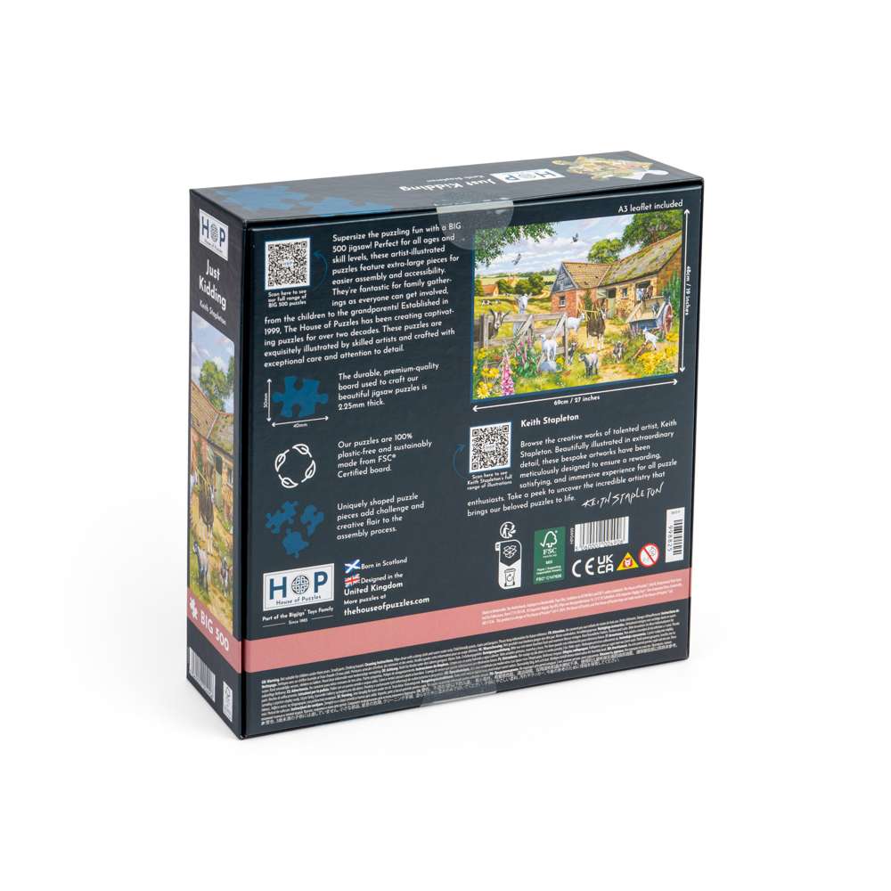 Just Kidding - BIG 500 Piece Jigsaw Puzzle