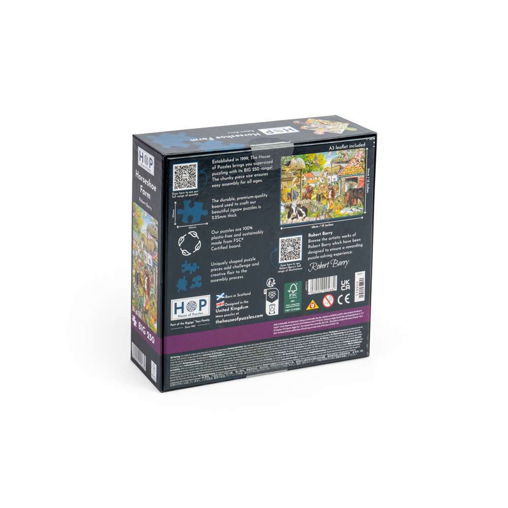 Horseshoe Farm - BIG 250 Piece Jigsaw Puzzle