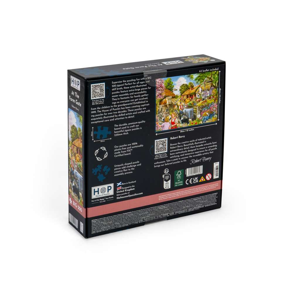 At The Farm Gate - BIG 500 Piece Jigsaw Puzzle