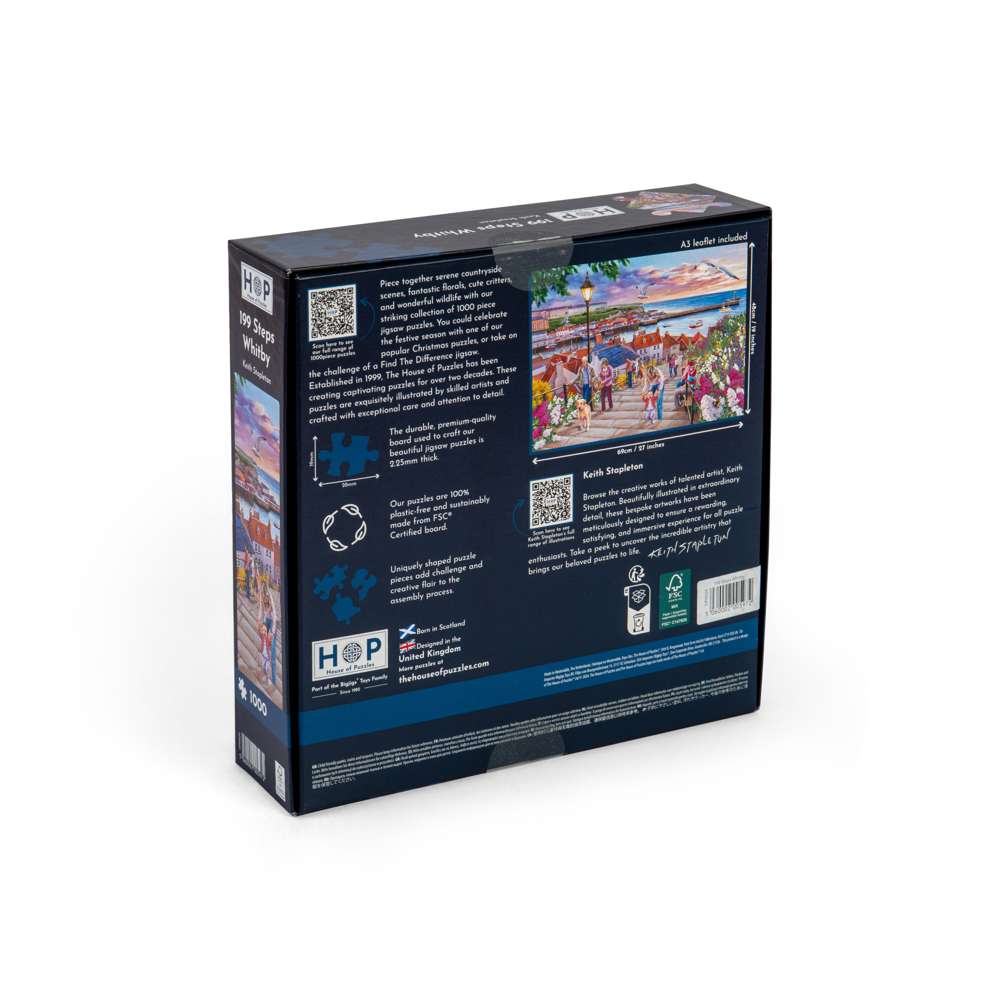 199 Steps Whitby - 1000 Piece Jigsaw Puzzle
