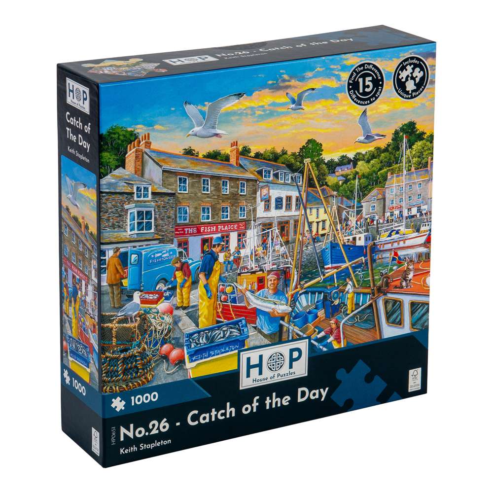 No. 26 - Catch of the Day - 1000 Piece Jigsaw Puzzle