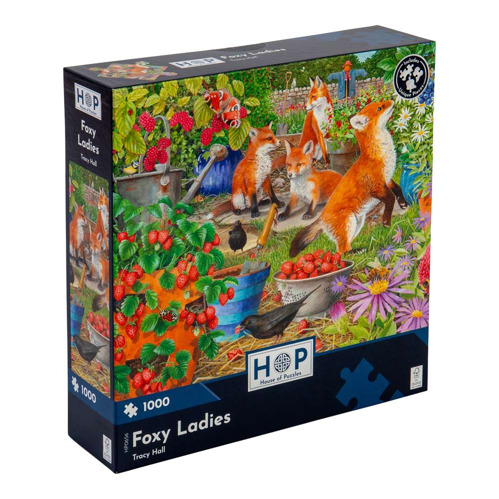 Foxy Ladies - 1000 Piece Jigsaw Puzzle