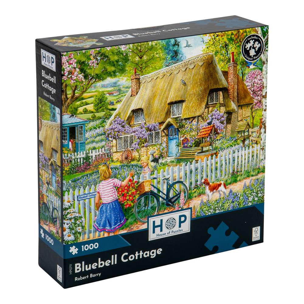 Bluebell Cottage 1000 Piece Puzzle