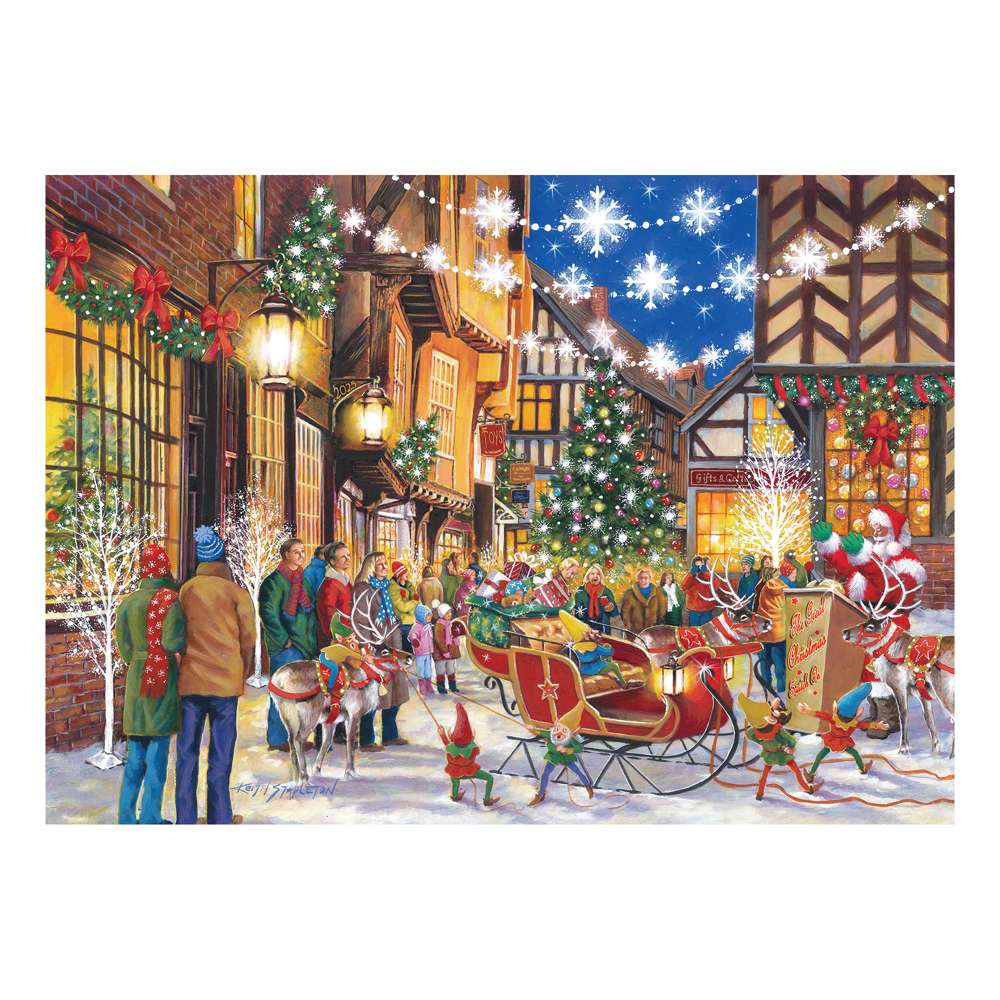 No.20 - Santa Switch On 1000 Piece Puzzle