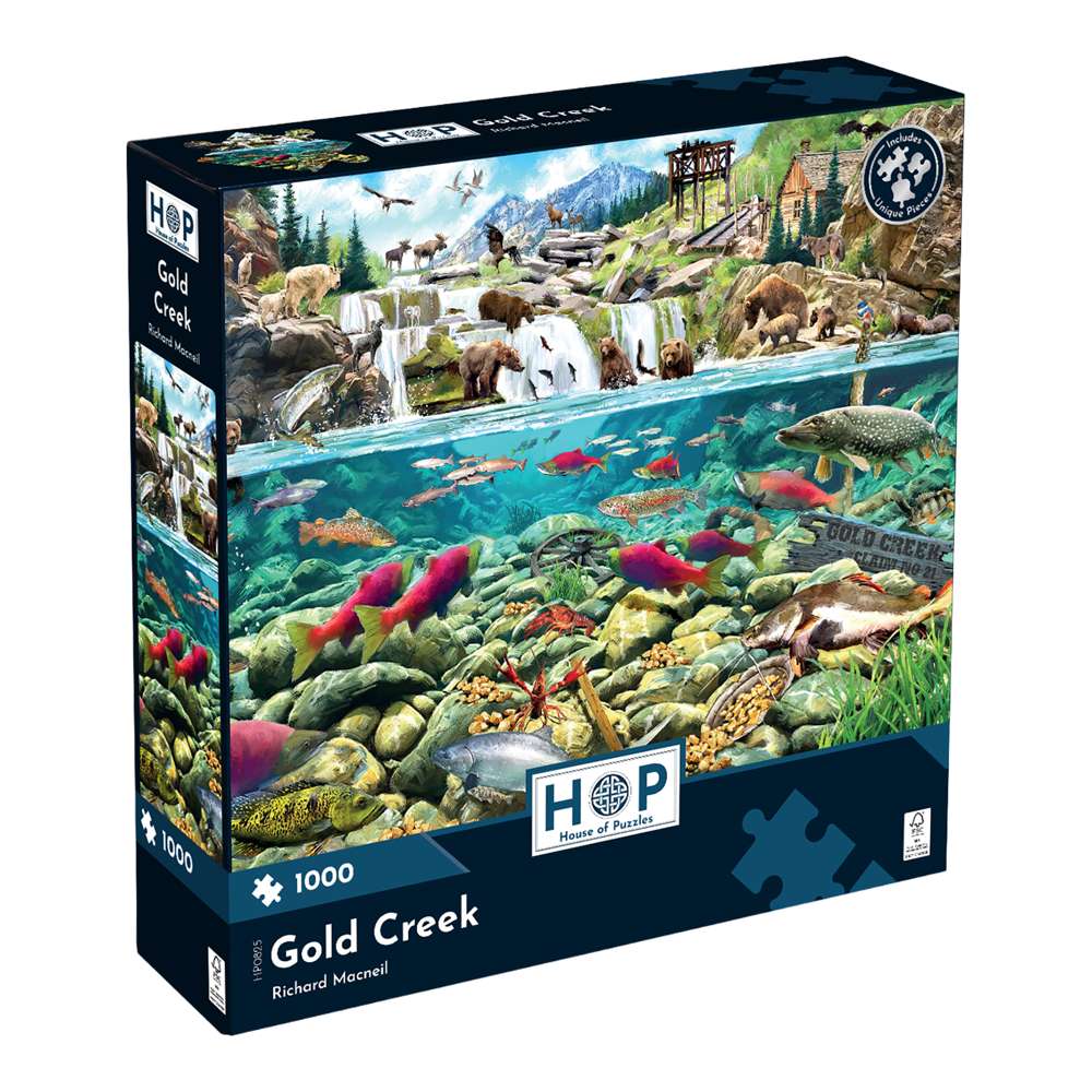 Gold Creek 1000 Piece Jigsaw Puzzle