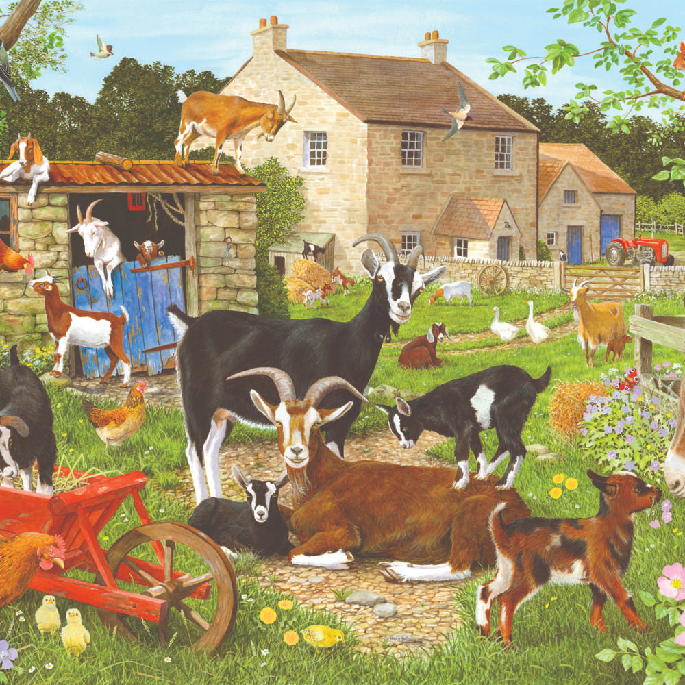 Nanny; Billy & the Kids BIG 500 Puzzle - Damaged Box