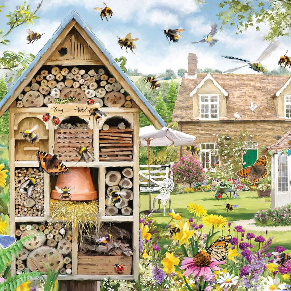 Bee Hotel BIG 250 Large Piece Jigsaw Puzzle House of Puzzles
