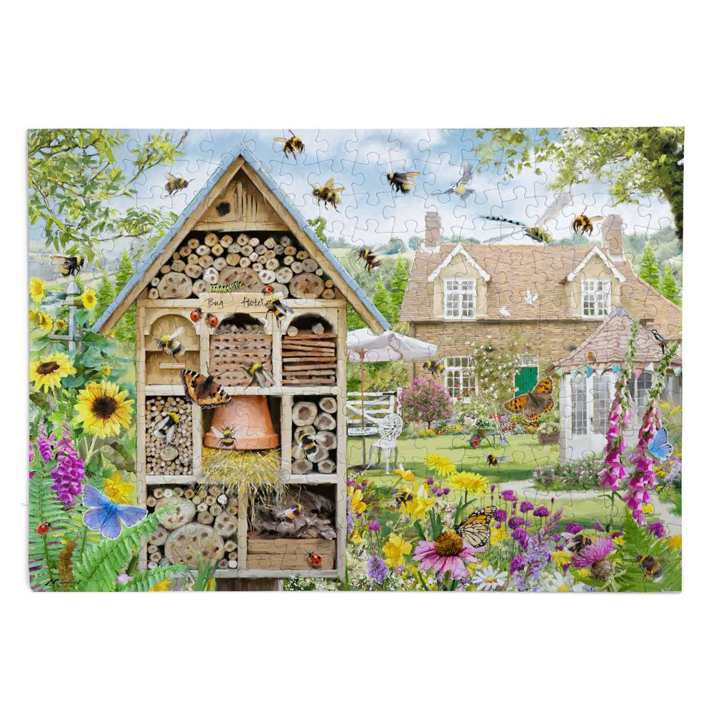 Bee Hotel BIG 250 Large Piece Jigsaw Puzzle House of Puzzles