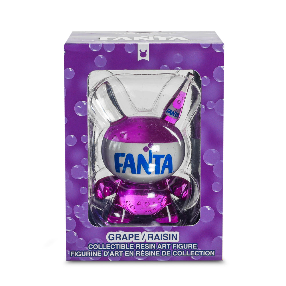 Kidrobot & Fanta® 3" Fanta Grape Resin Dunny Art Figure - SOLD OUT!