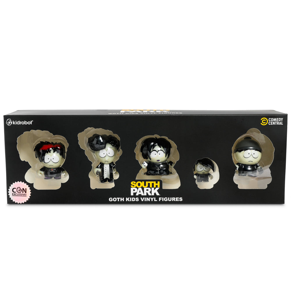 2024 CON EXCLUSIVE: South Park Goth Kids Glow-in-the-Dark Vinyl Mini Figures 5-Pack (Limited Edition of 500) - SOLD OUT!