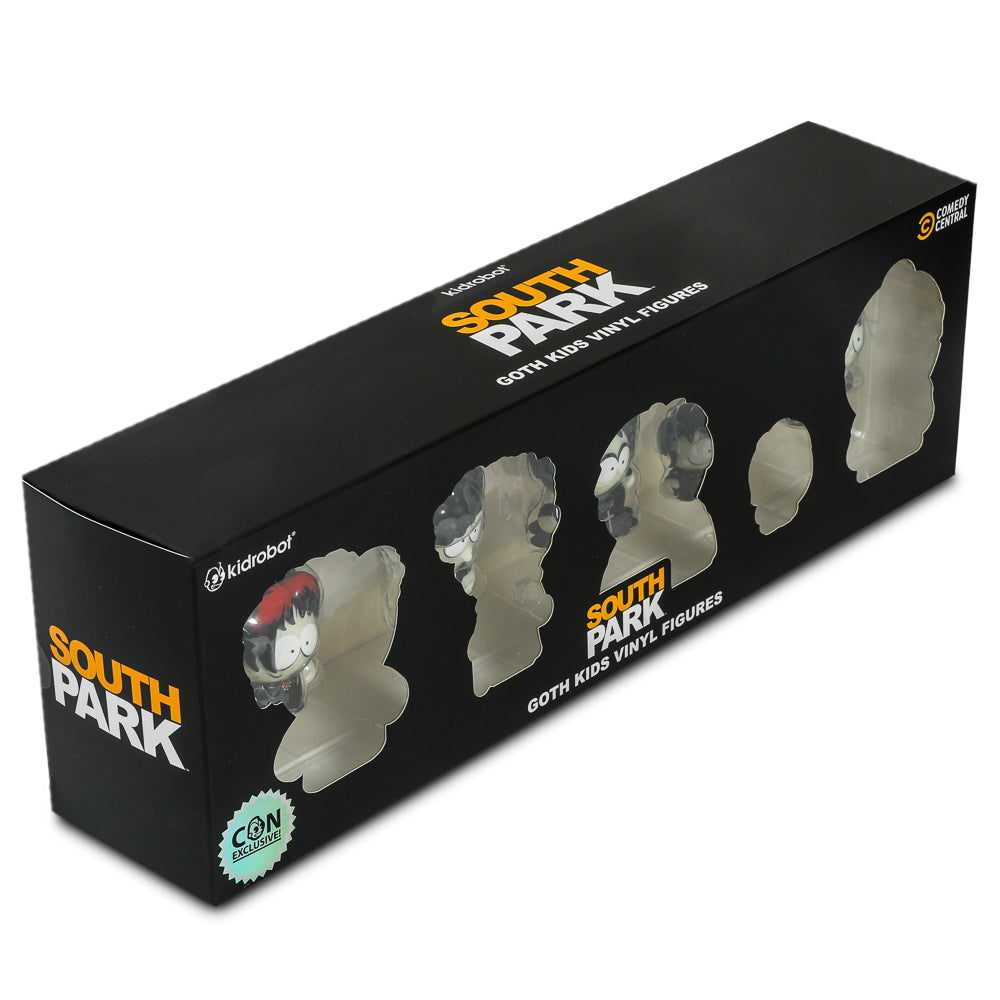 2024 CON EXCLUSIVE: South Park Goth Kids Glow-in-the-Dark Vinyl Mini Figures 5-Pack (Limited Edition of 500) - SOLD OUT!