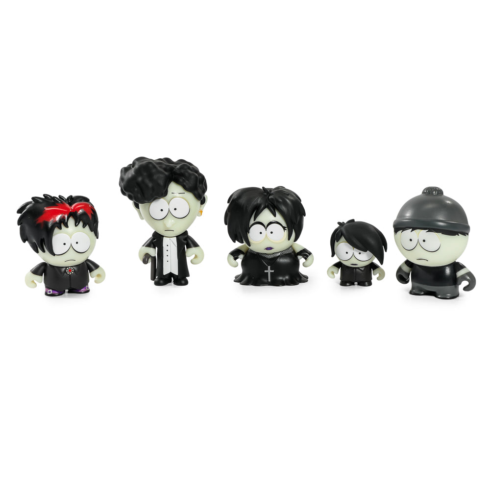 2024 CON EXCLUSIVE: South Park Goth Kids Glow-in-the-Dark Vinyl Mini Figures 5-Pack (Limited Edition of 500) - SOLD OUT!