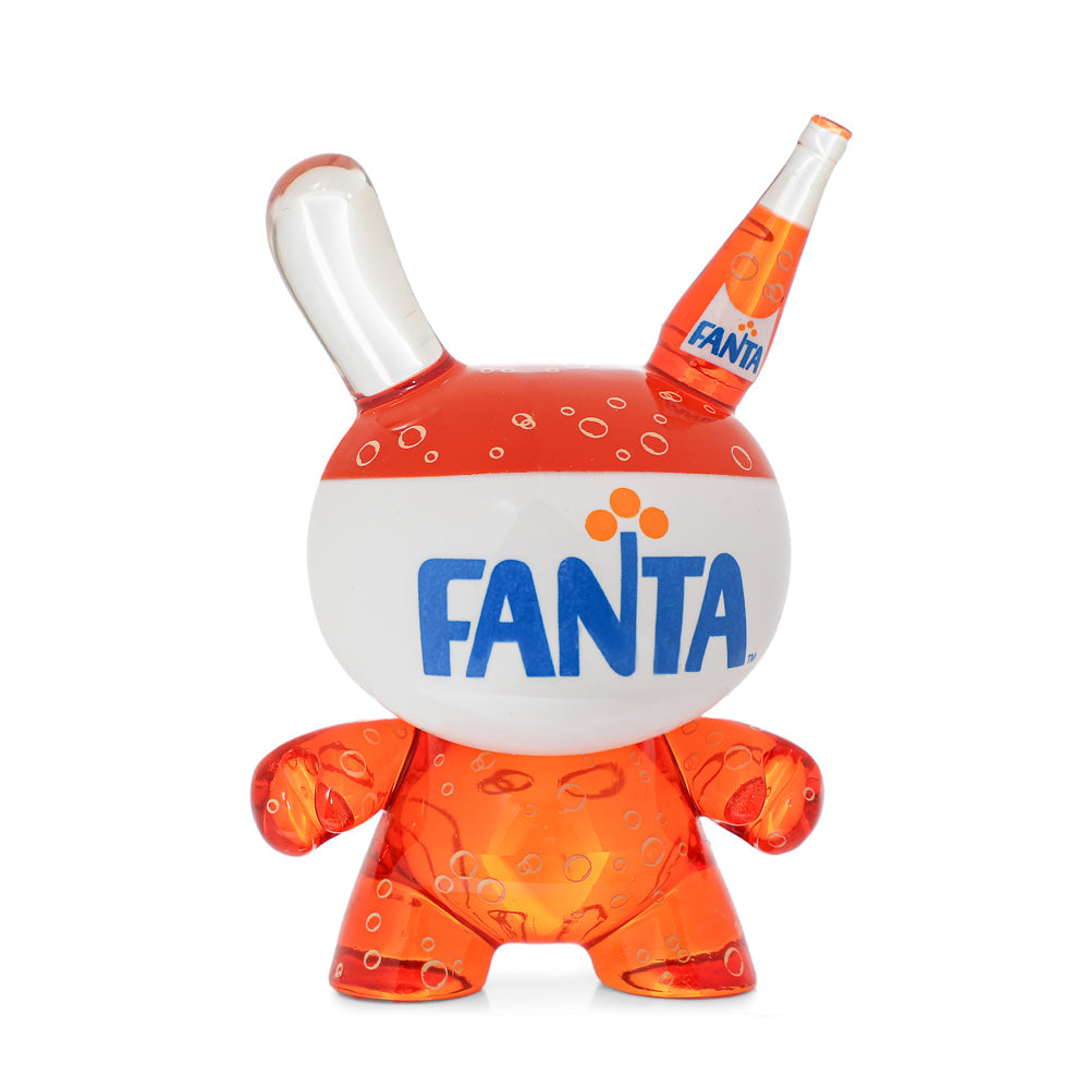 Kidrobot & Fanta® 3" Fanta Orange Resin Dunny Art Figure - SOLD OUT!