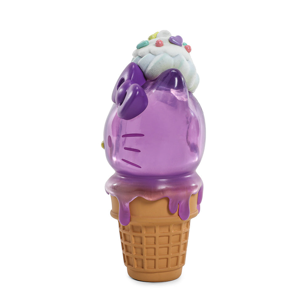 Hello Kitty® Ice Cream Cone 6" Vinyl Art Figure - Translucent Ube Edition - Kidrobot.com Exclusive (Limited Edition of 500)
