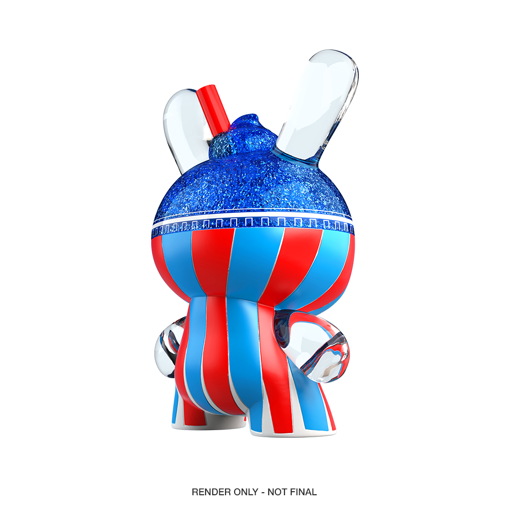 Kidrobot & ICEE® - Blue Raspberry ICEE 3" Resin Dunny Art Figure (PRE-ORDER)