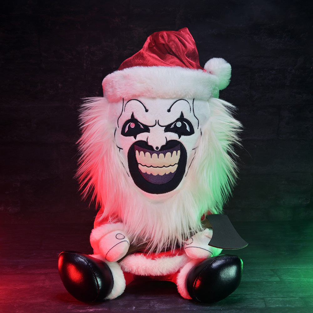 Terrifier 3 - Bloody & Santa Suit Art the Clown Large Plush Bundle