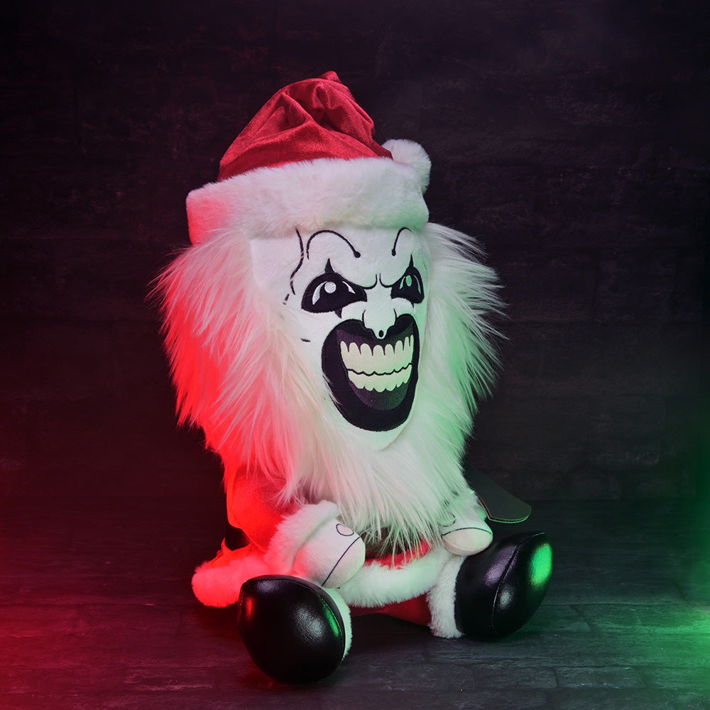 Terrifier 3 - Bloody & Santa Suit Art the Clown Large Plush Bundle