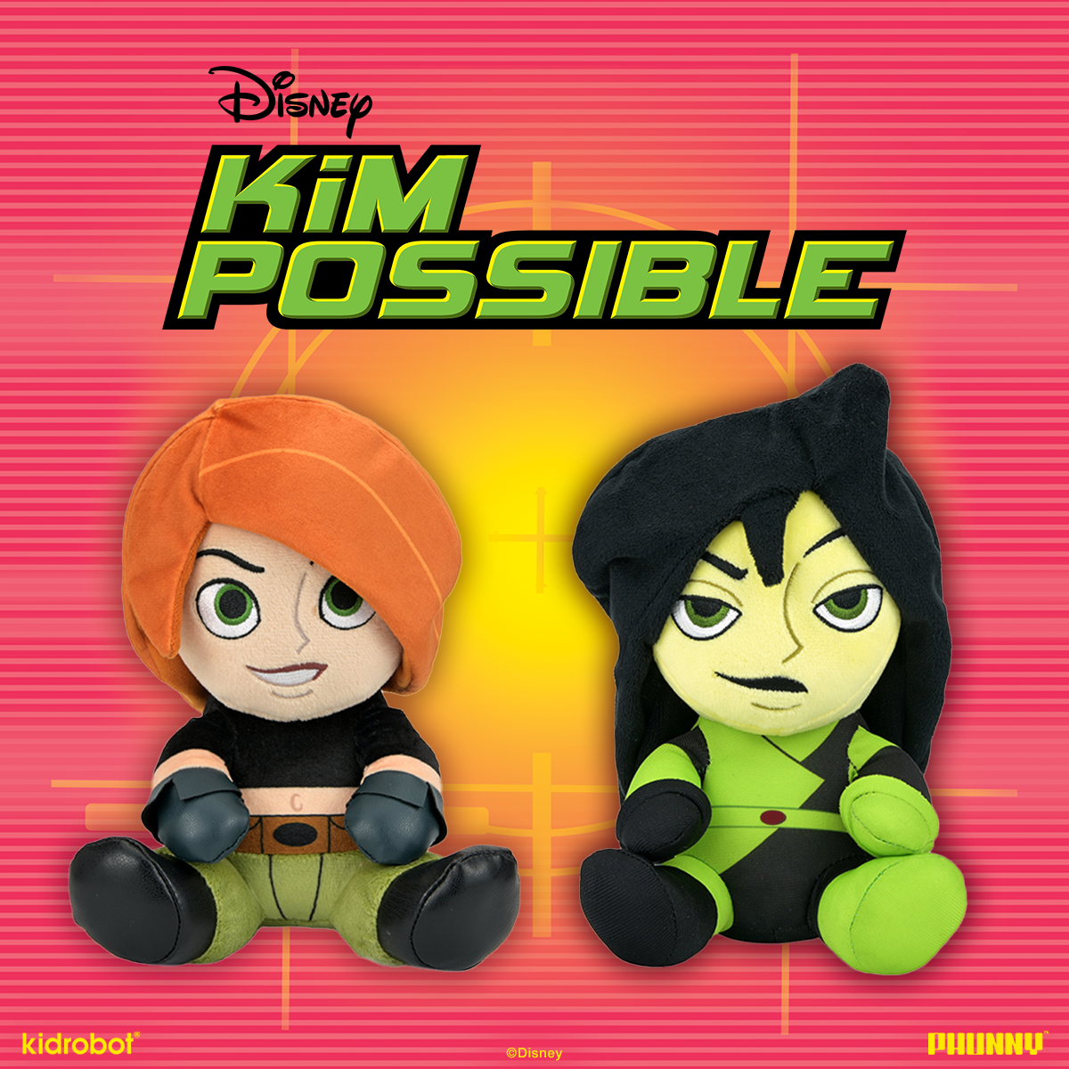 Disney’s Kim Possible - Kim and Shego Phunny Plush Bundle (PRE-ORDER)
