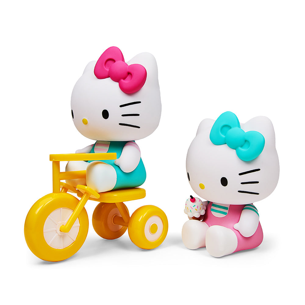 Hello Kitty® Tricycle and Ice Cream Play Theme 4.5" Vinyl Figure 2-Pack Set by Kidrobot