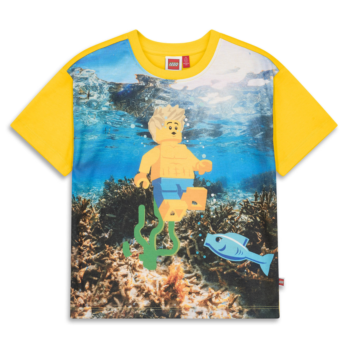 LEGO® Kids Underwater Tee - Yellow