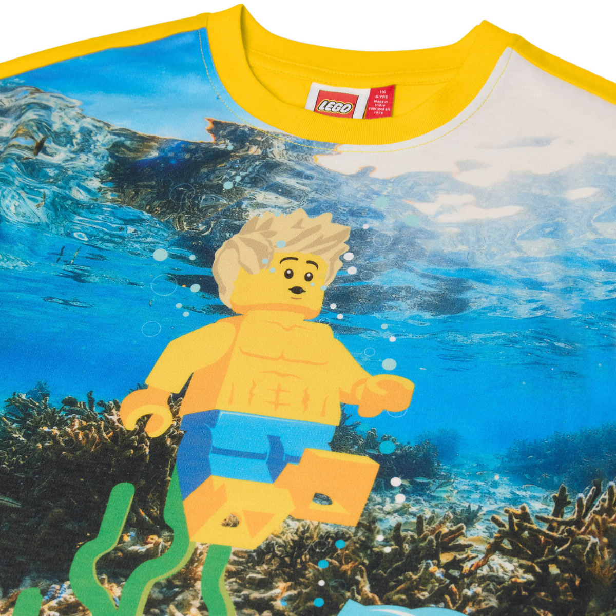 LEGO® Kids Underwater Tee - Yellow