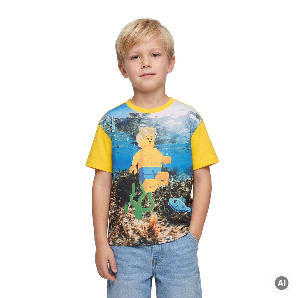 LEGO® Kids Underwater Tee - Yellow
