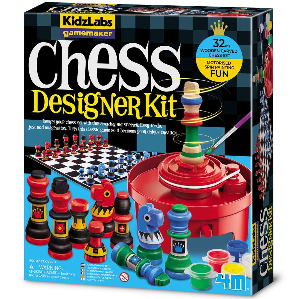 KidzLabs - Gamemaker - Motorised Spin/Chess Designer Kit