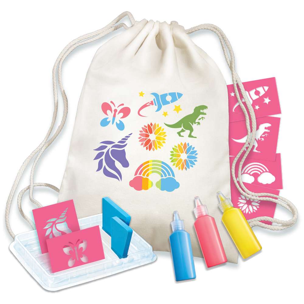 KidzMaker - Stencil Backpack Printing