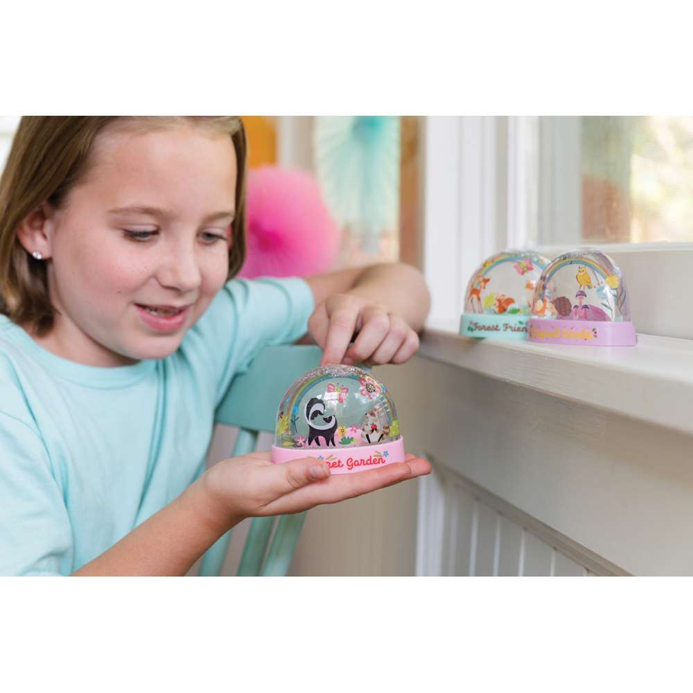 KidzMaker - Glitter Rainbow Snow Domes