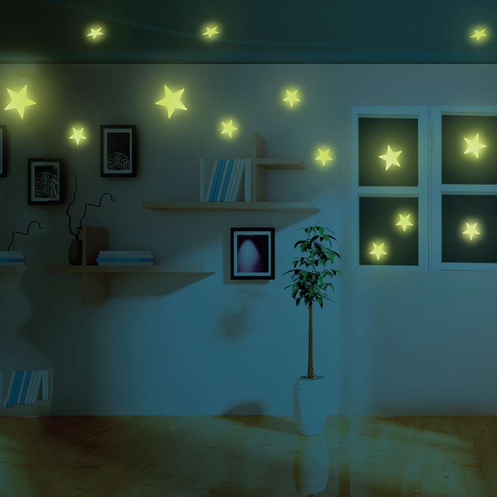 Glow-In-The-Dark Mini Stars